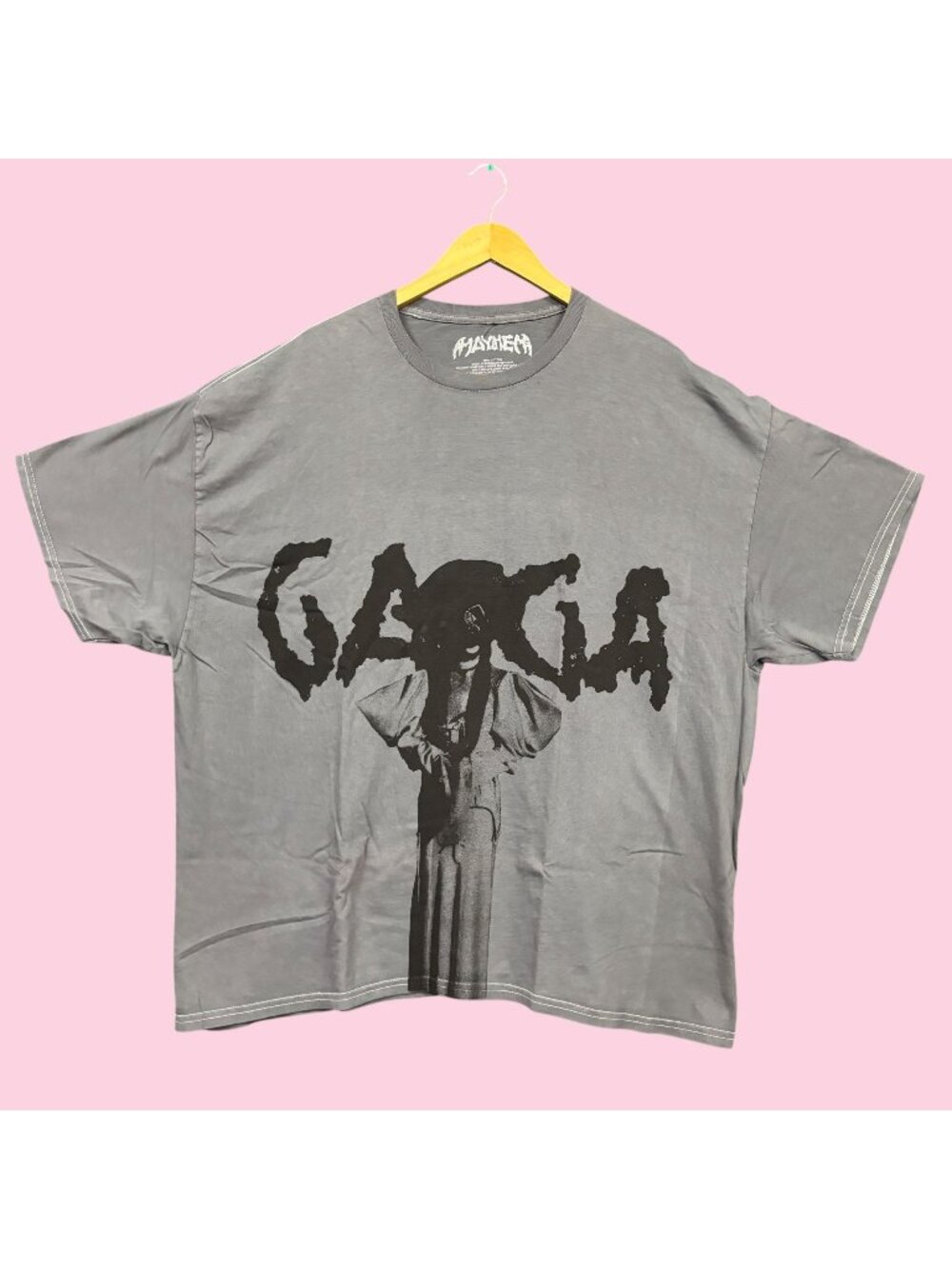 Lady Gaga Mayhem Synth-Pop Album Poster Oversized Tee XL